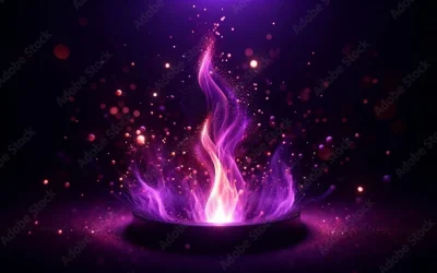 Une Flamme Violette se Dévoile